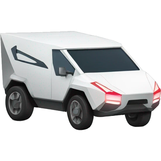 elon musk in the shape of a cybertruck emoji