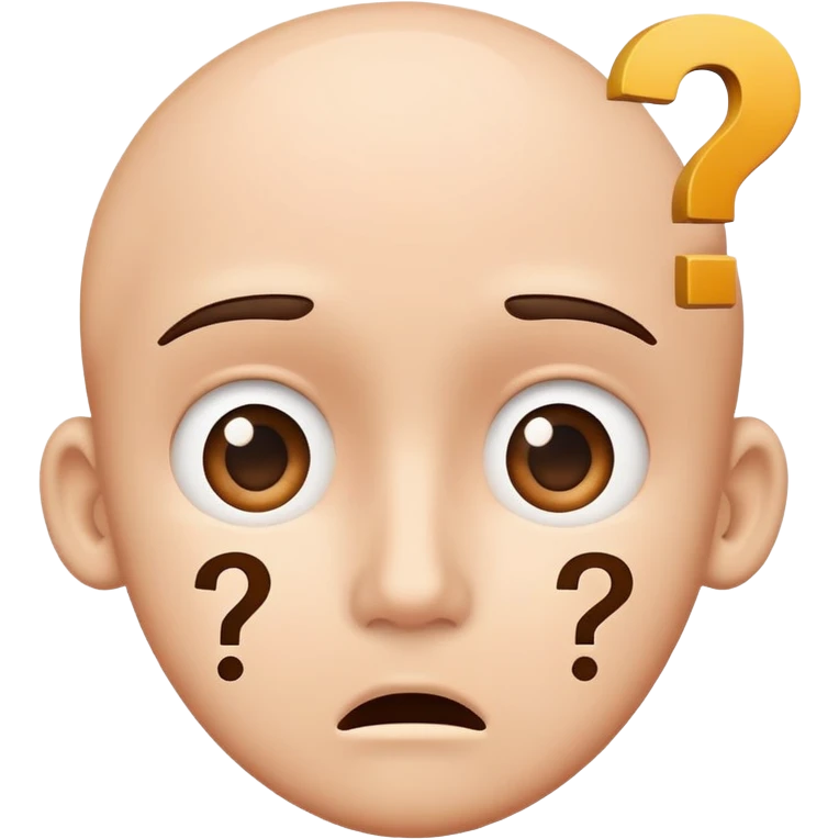 Confused face with question marks around it emoji