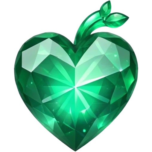  emerald galaxy heart emoji