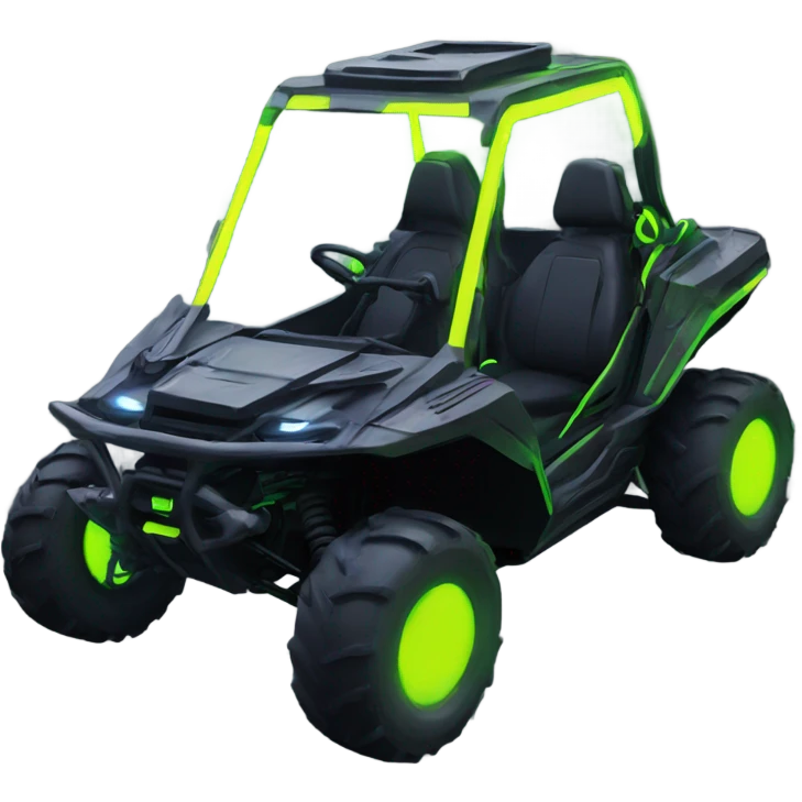 cyber punk UTV neon emoji