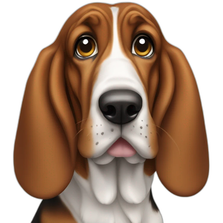 Basset hound emoji