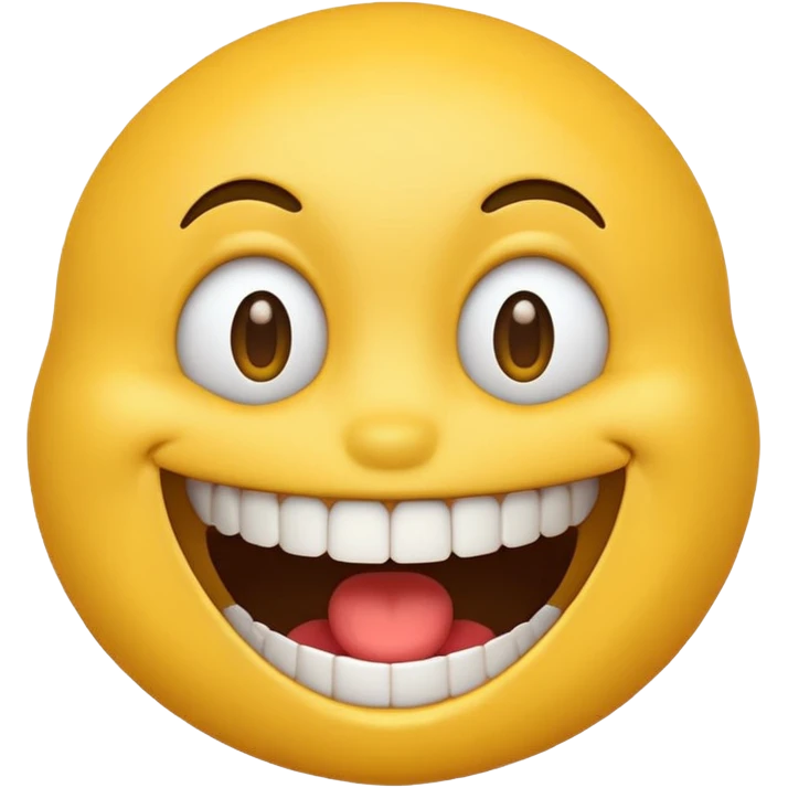 Yellow crazy emoji with nice emoji