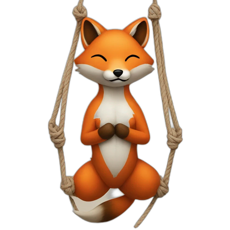 Fox shibari emoji