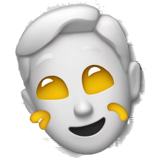ejecutivo sonriente escuchando música con notas musicales  emoji