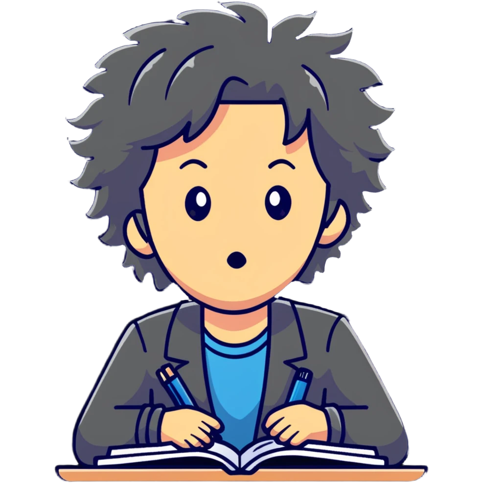 panicked teacher with messy hair and stressed facial expression emoji