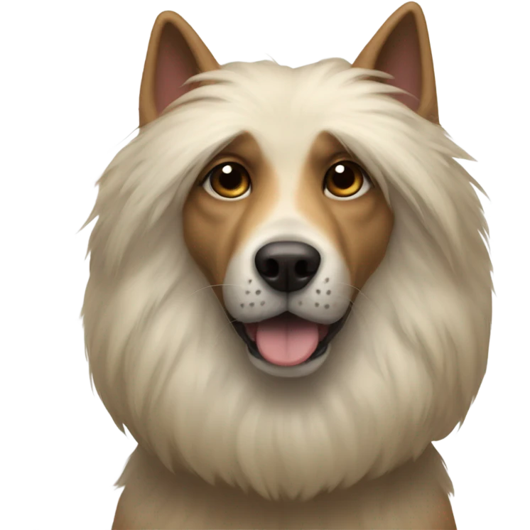 A dog human  emoji