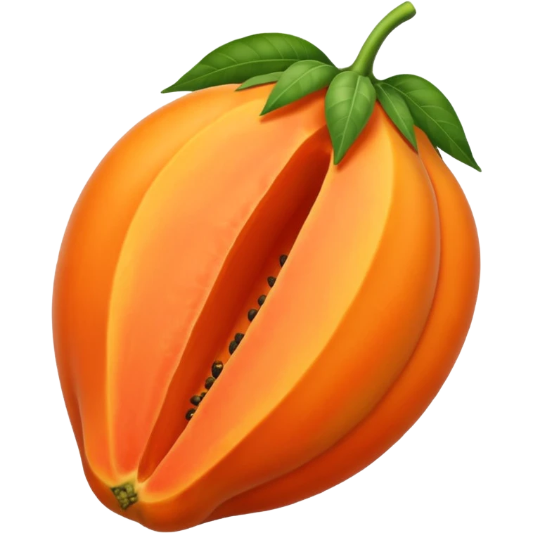 Papaya emoji