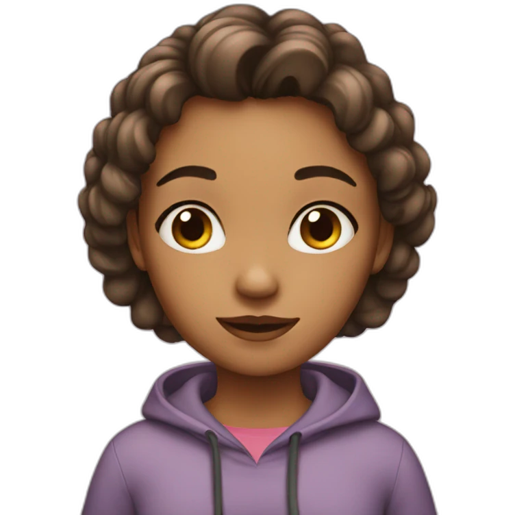A girl emoji