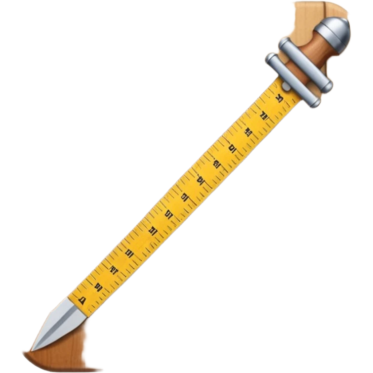 penis made out of a ruler emoji