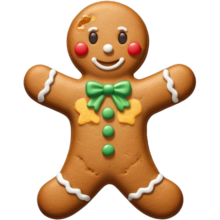 Biscoito de Natal boneco  emoji
