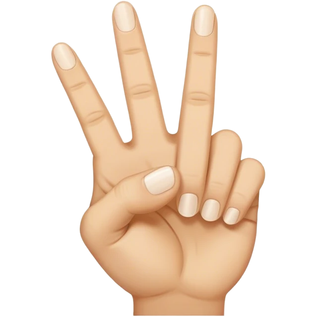 Middle finger emoji