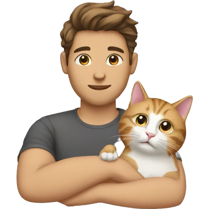 Mix a person with a cat  emoji