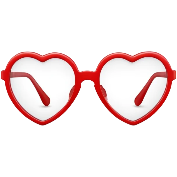 Heart glasses emoji