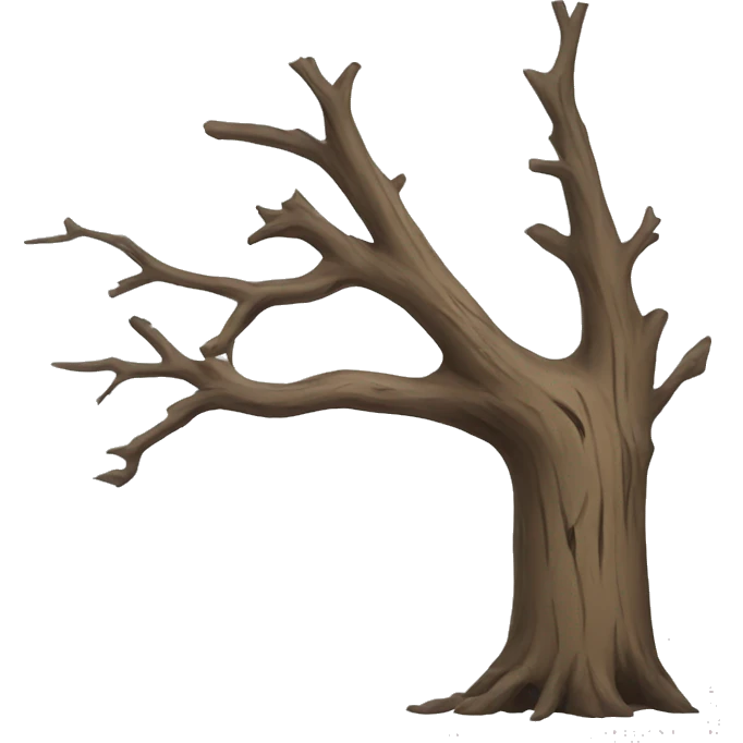 A dead tree emoji