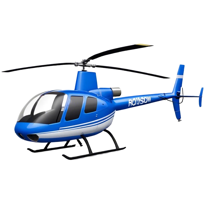 Robinson R44 - Robinson Helicopter Company (Model Year: 2021) (Iconic colour: Blue) emoji
