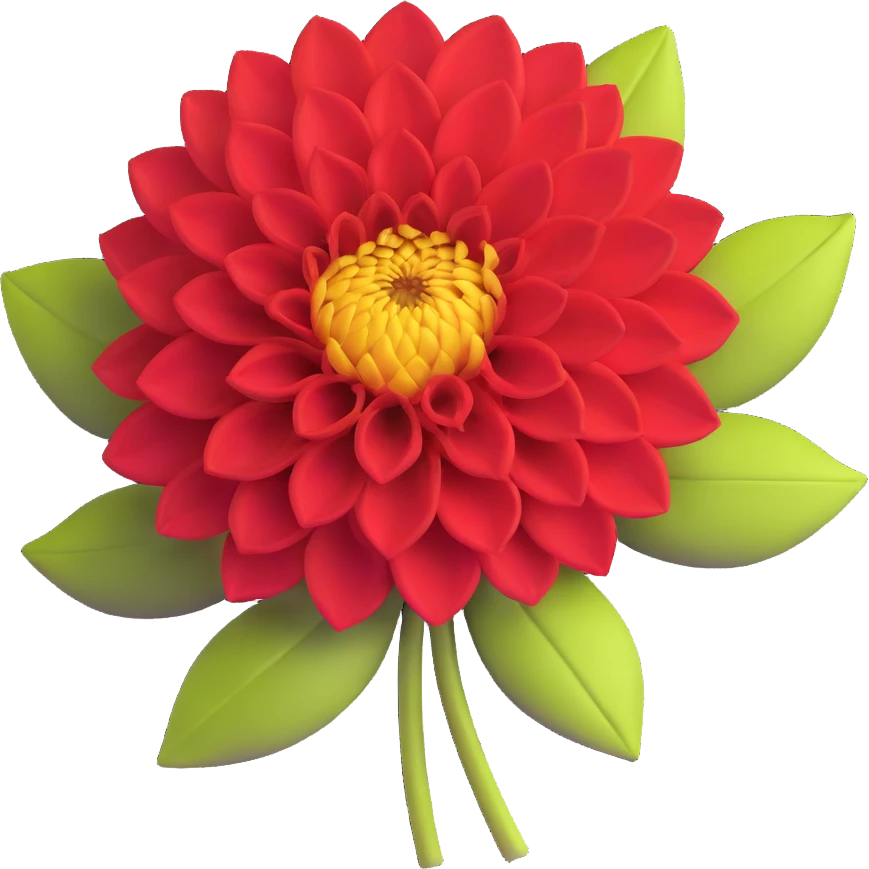 dahlia flower emoji