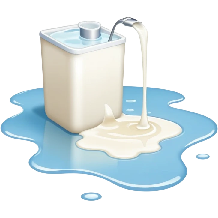 Spilled milk emoji