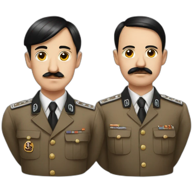 Hitler and his son emoji