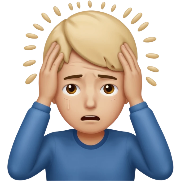 overwhelmed trader emoji