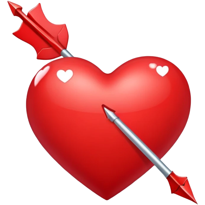 Heart with cupid's arrow emoji
