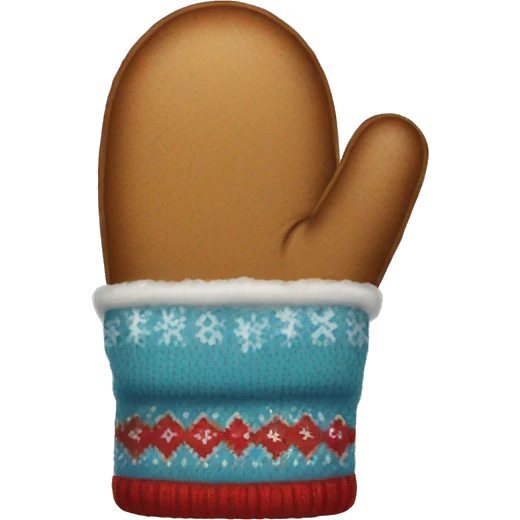 Winter mittens  emoji