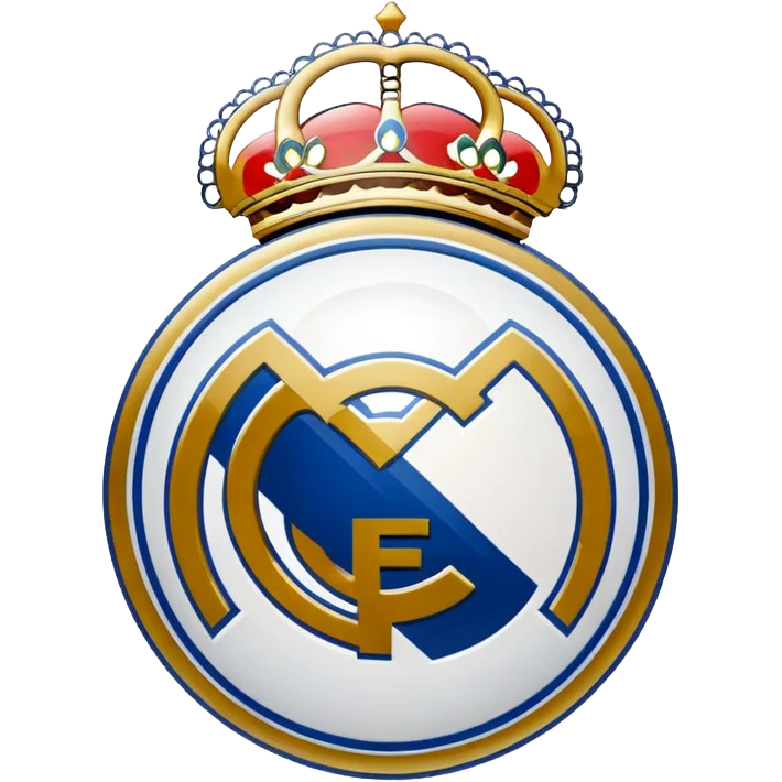 I want an emoji of real madrid logo of football and it should look realistic emoji