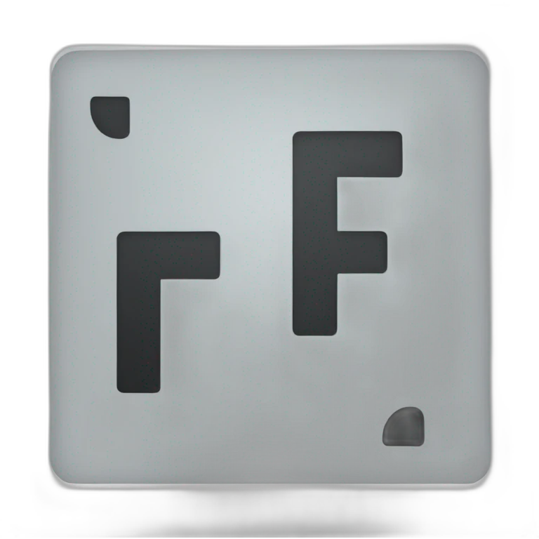 letter F computer keyboard key emoji
