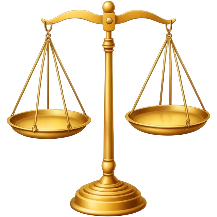 balança da justiça emoji