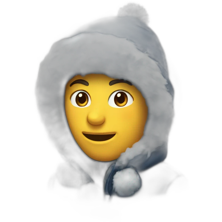 Le visage de l’hiver emoji