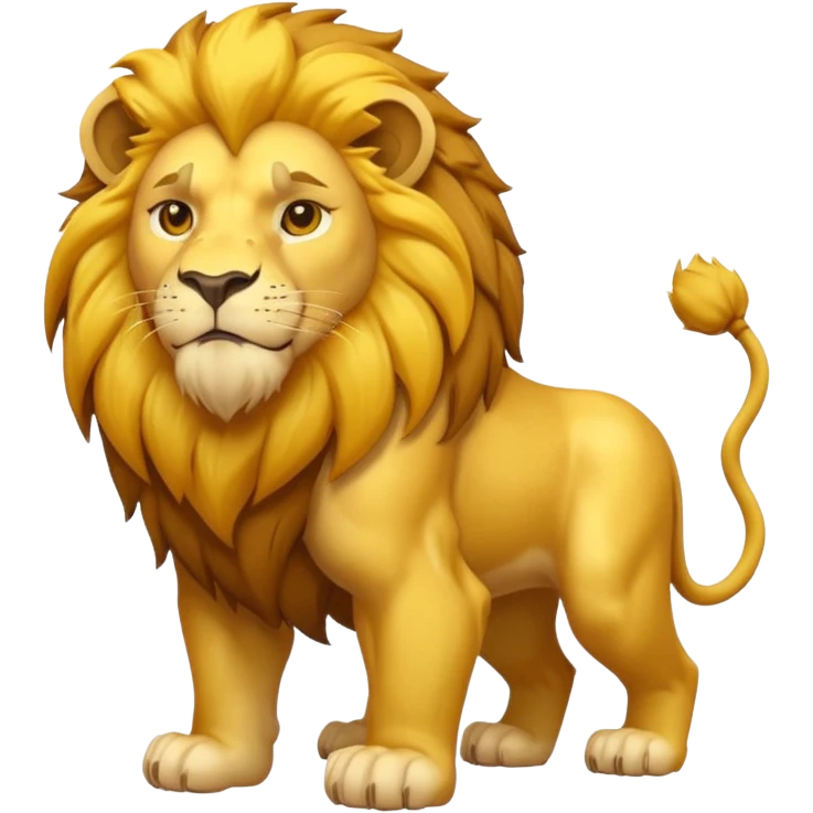 yellow lion emoji