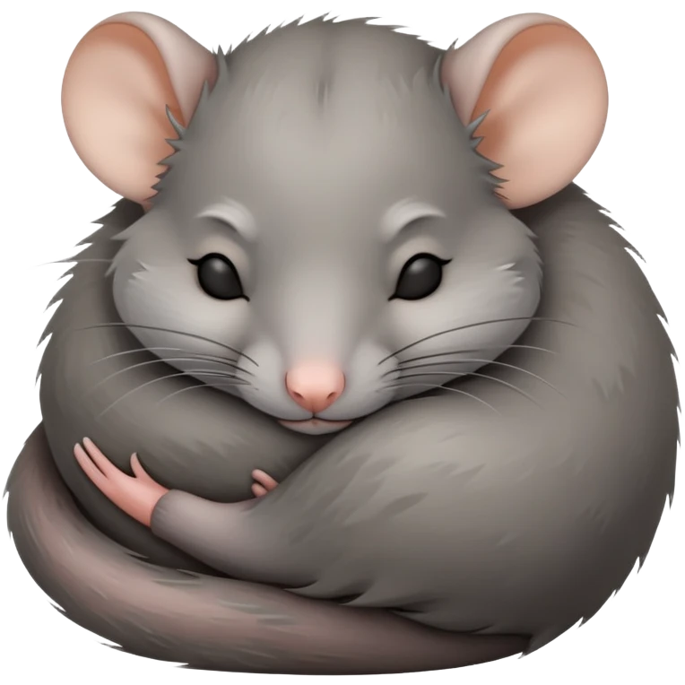 Sleeping rat  emoji