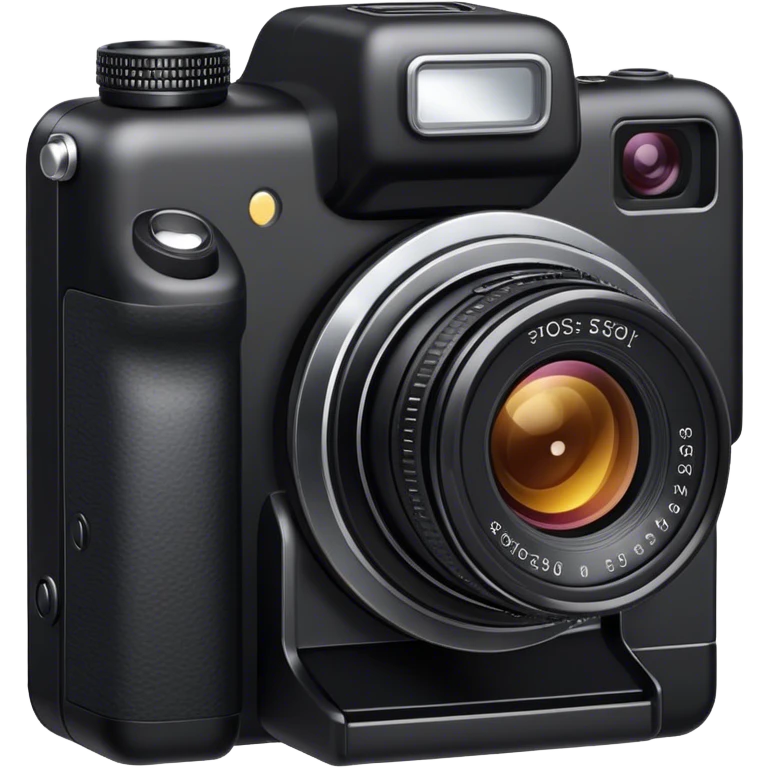simple camera black color emoji