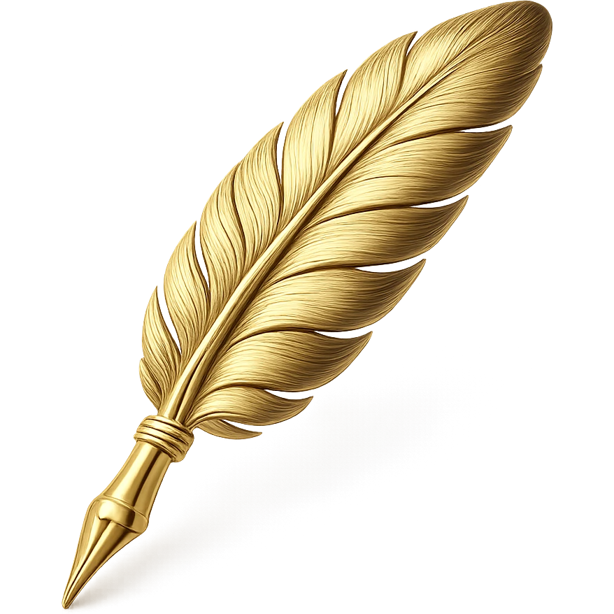 icon style, gold and yellow colors, slightly shiny or metallic, subtle metallic sheen, text-capable, suitable for typing emoji