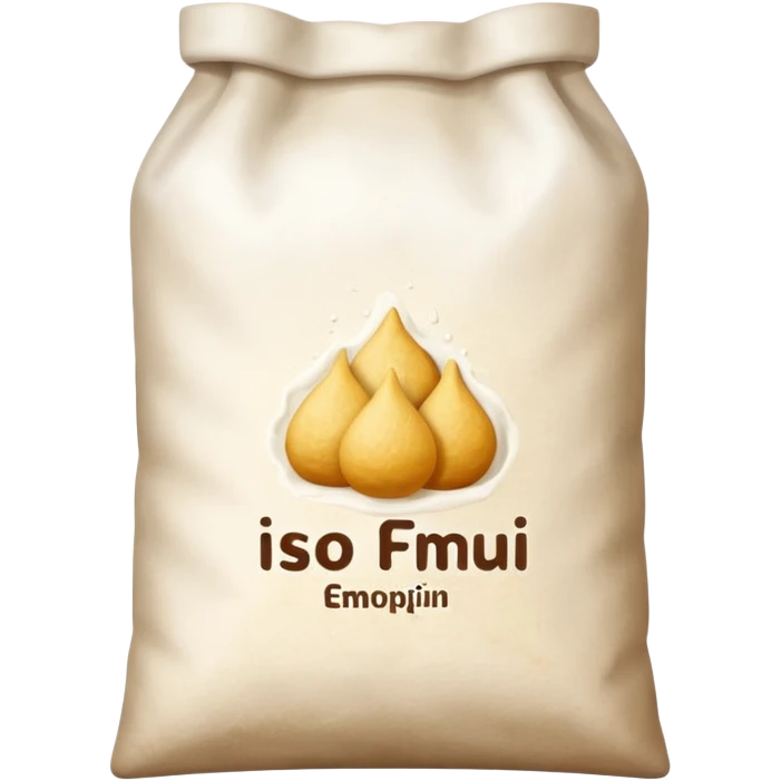 Sac de farine sans tête  emoji