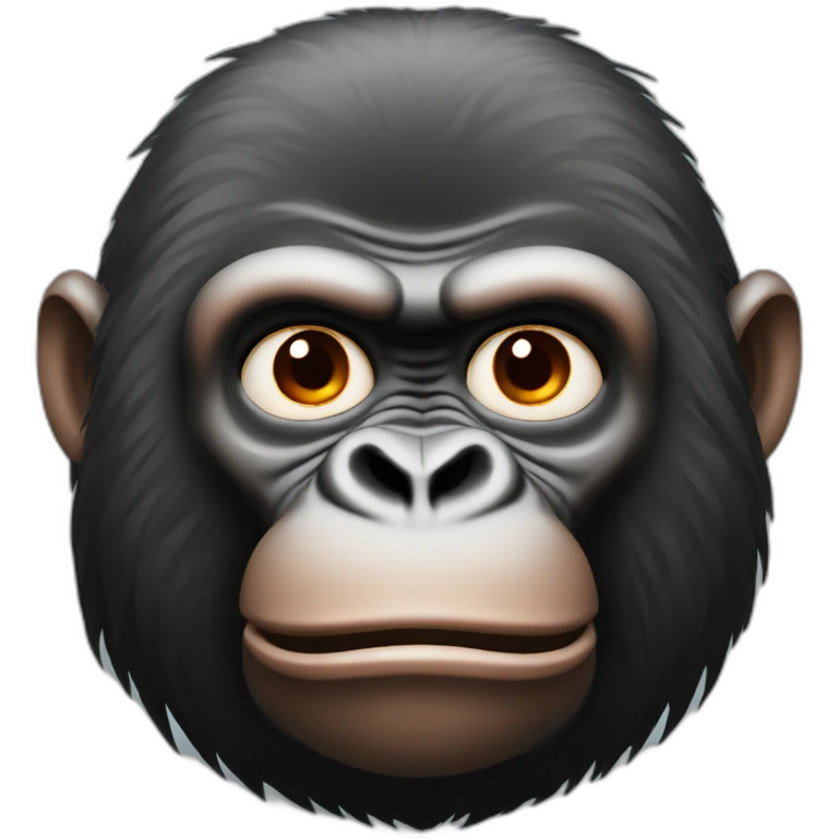 Gorila rojo emoji