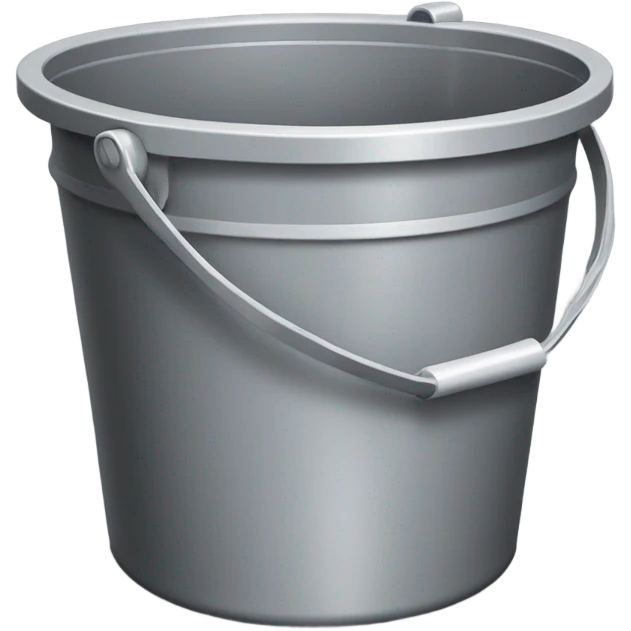 Grey shop bucket  emoji
