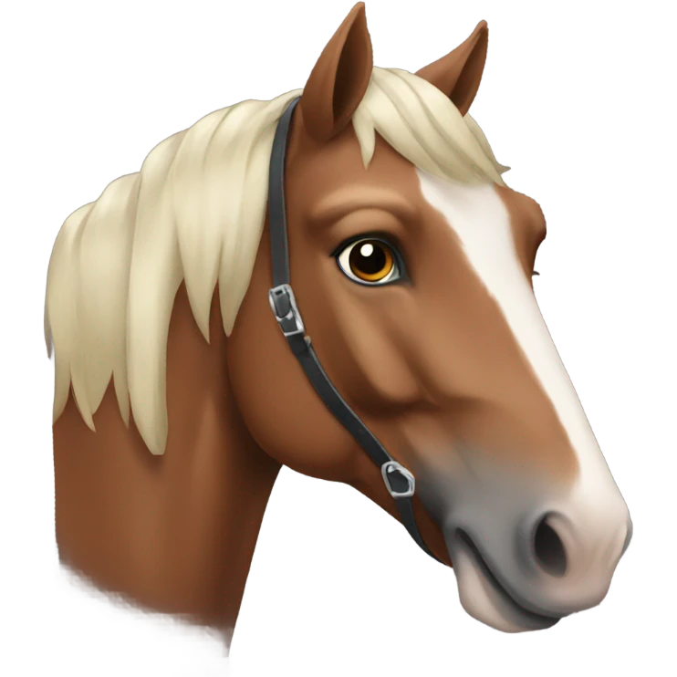 Horse handsome  emoji