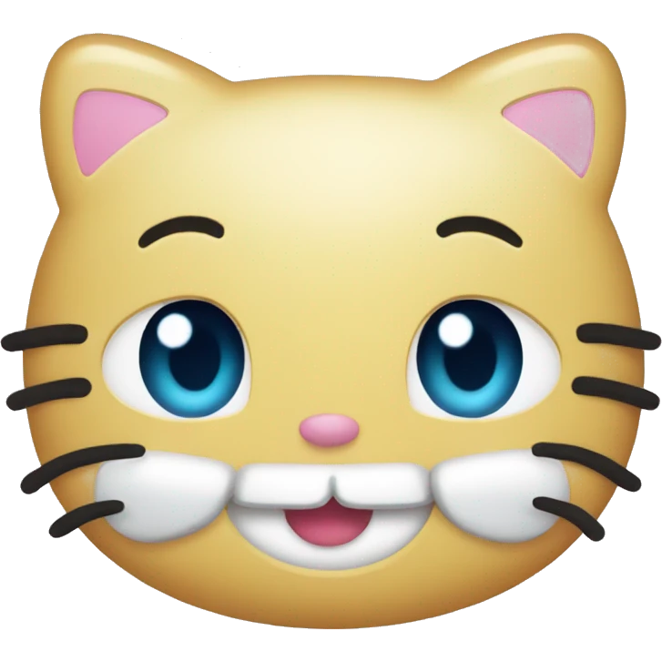 Hello kitty smile emoji