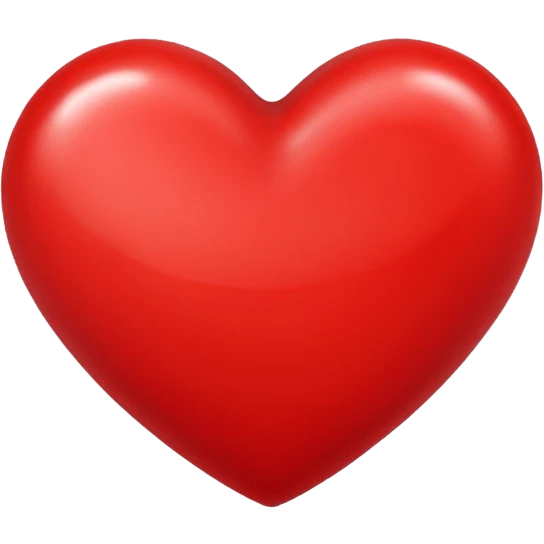 Red heart  emoji