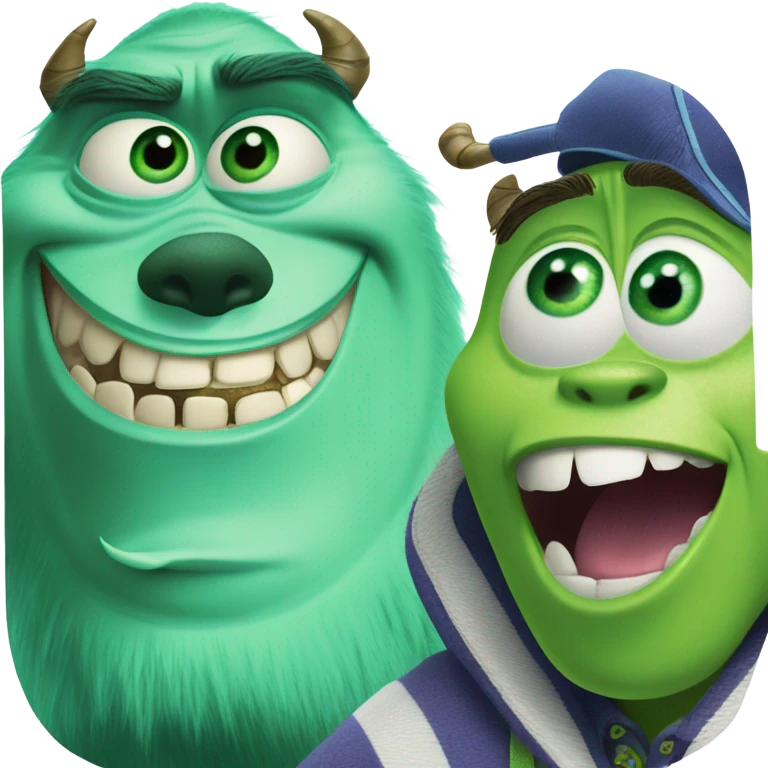 Mike wazowski sulley face meme emoji