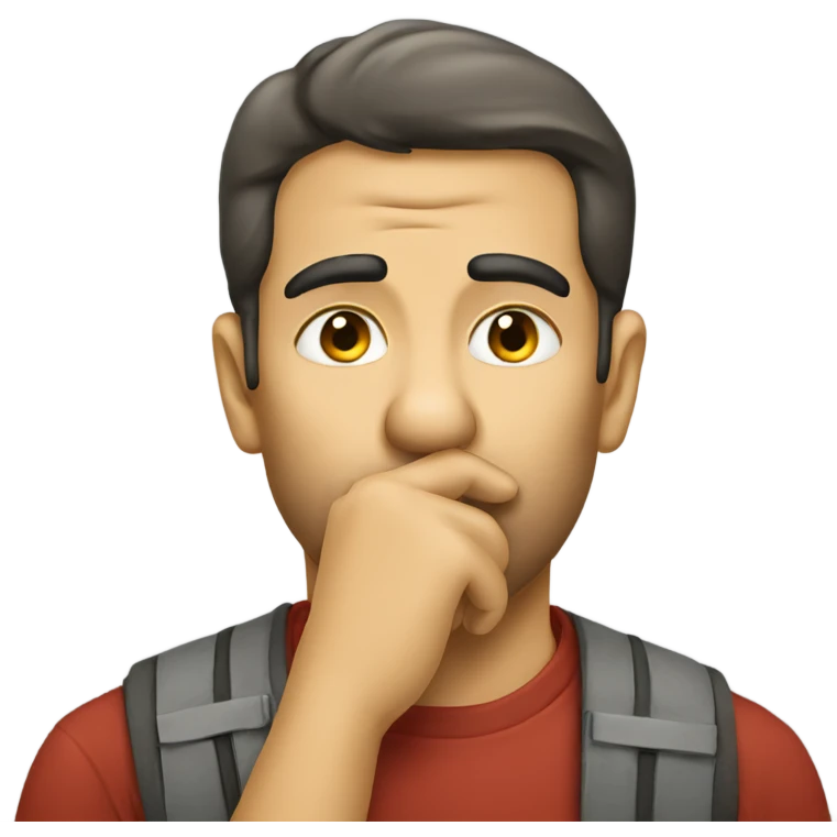 a person shushing  emoji