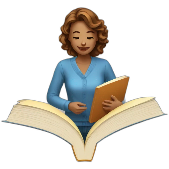 book gift woman emoji
