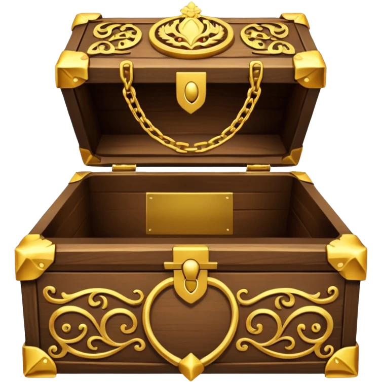 tresure box with motifs emoji