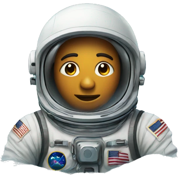 Astronaut in the ocean emoji