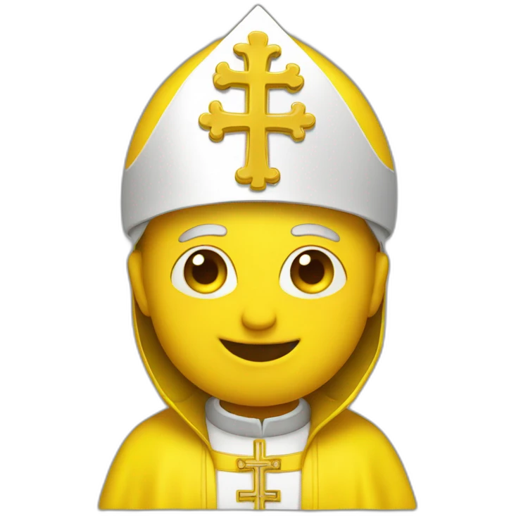 yellow pope emoji