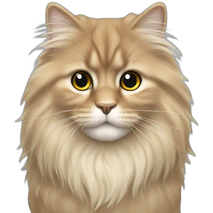 british long hair emoji