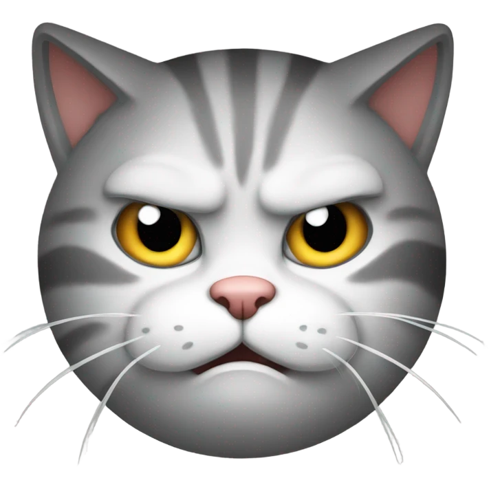Angry cat emoji