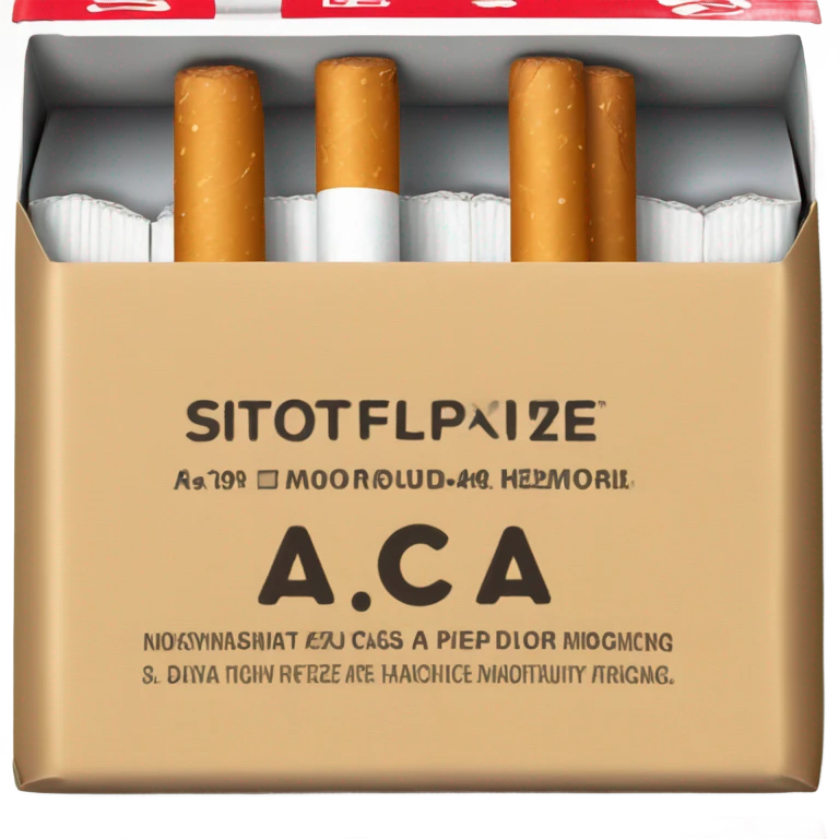 Box of cigarettes  emoji