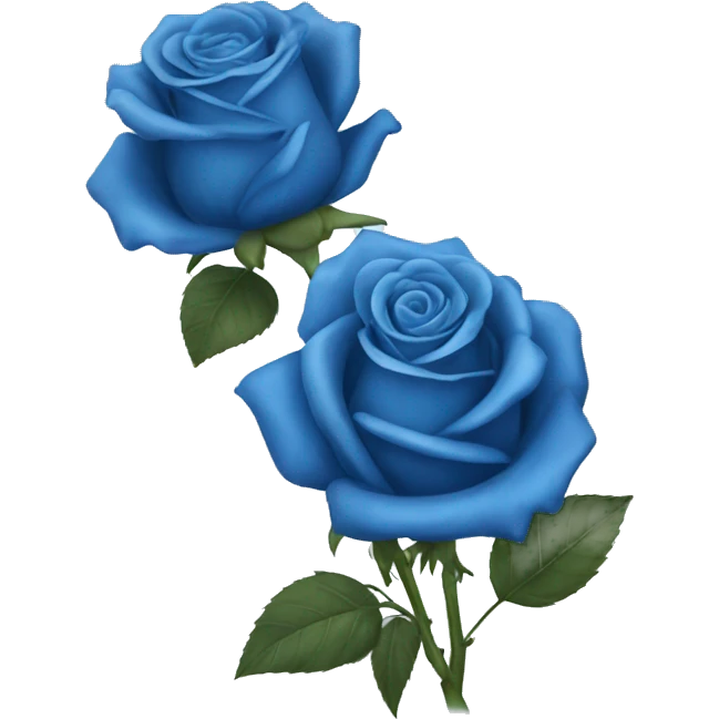 49 blue roses emoji
