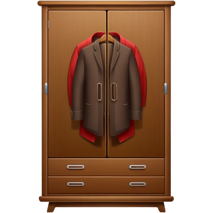 wardrobe modern closed emoji